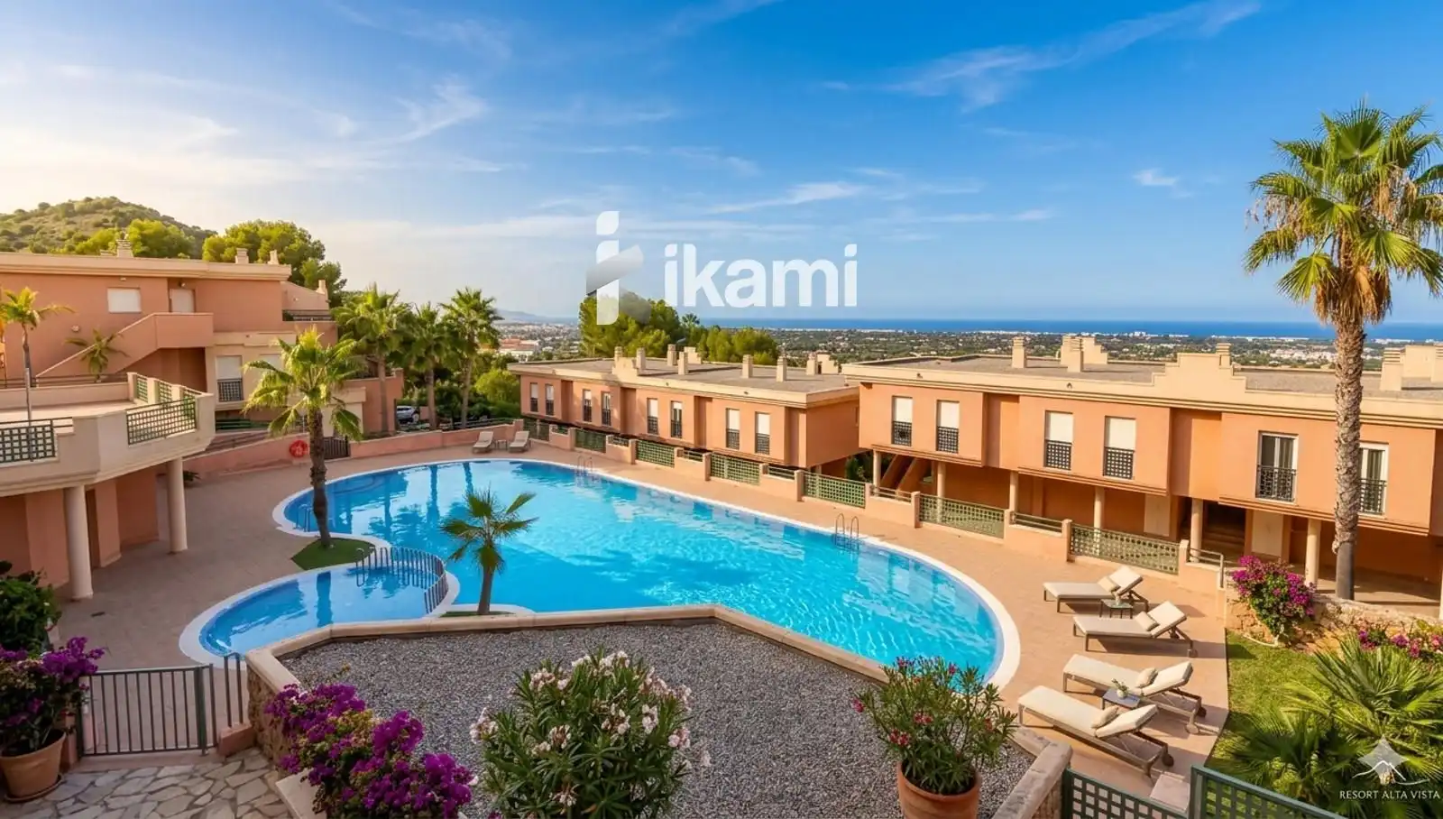 Exterior view of Flat for sale in Pedreguer  with Air Conditioner, Terrace and Swimming Pool