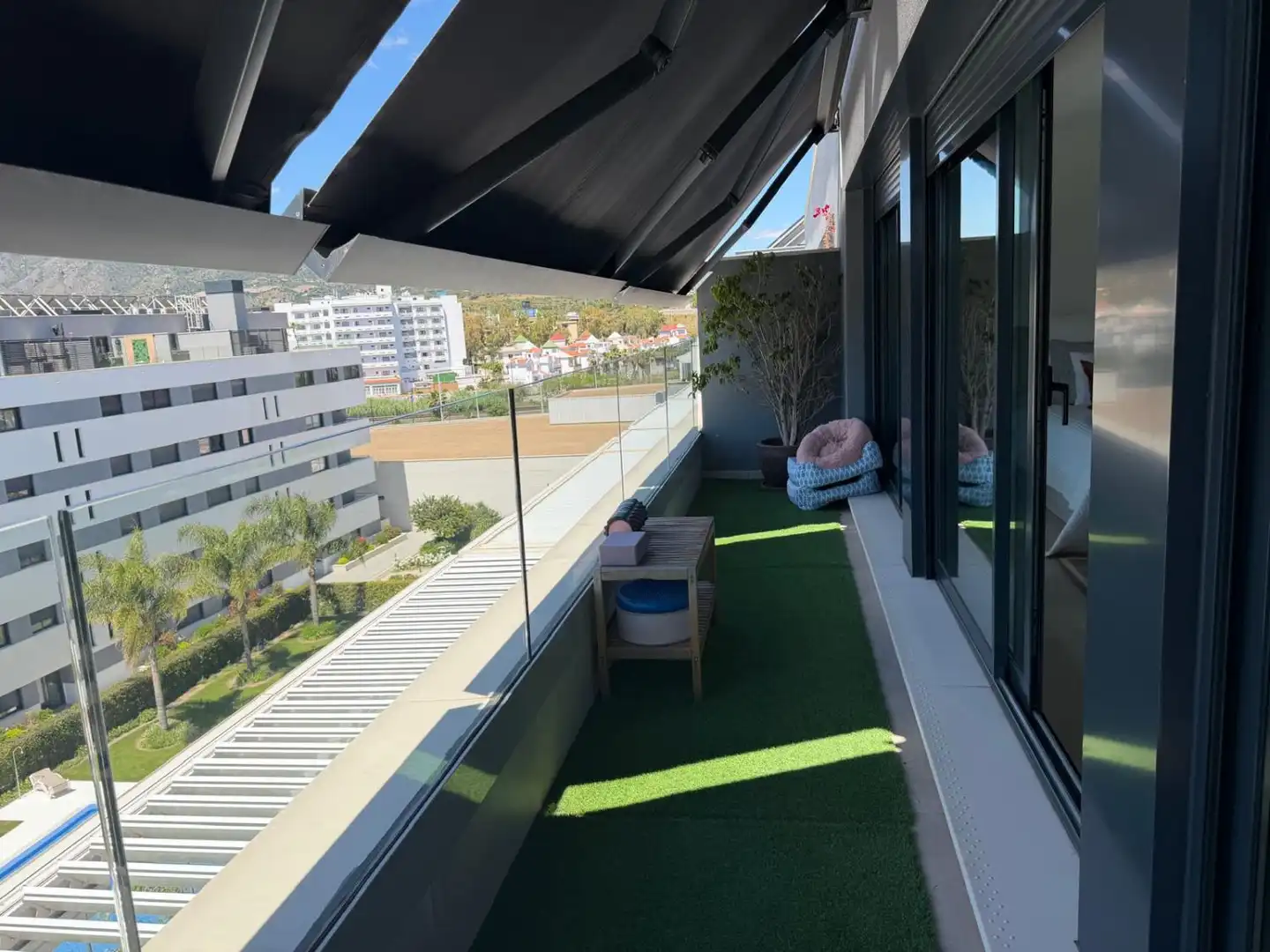 Terrasse von Dachboden zum Verkauf in Torremolinos mit Klimaanlage, Heizung und Terrasse