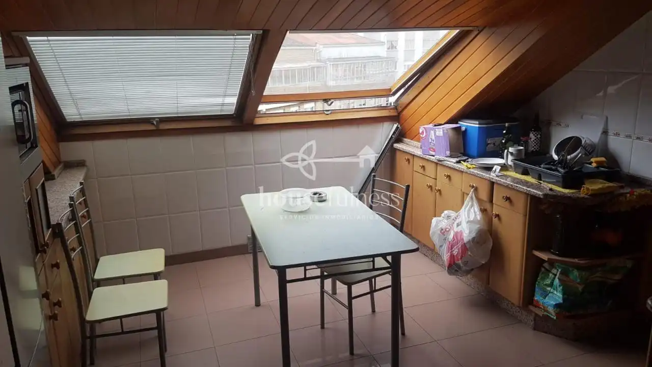 Küche von Maisonette zum Verkauf in Ferrol mit Heizung, Parkett und Abstellraum
