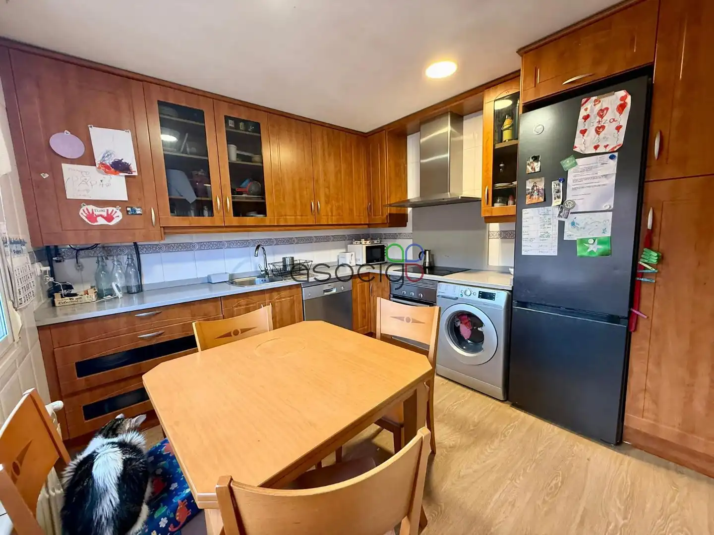 Cocina de Casa adosada en venta en Chiloeches con Calefacción y Jardín privado