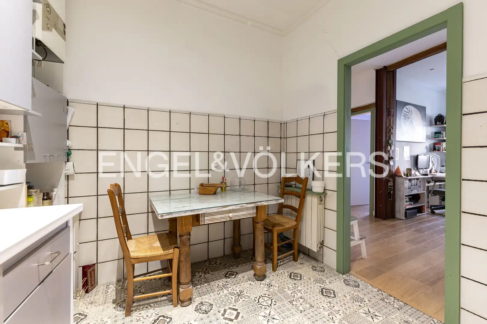 Küche von Wohnung zum Verkauf in Madrid mit Klimaanlage, Heizung und Balkon