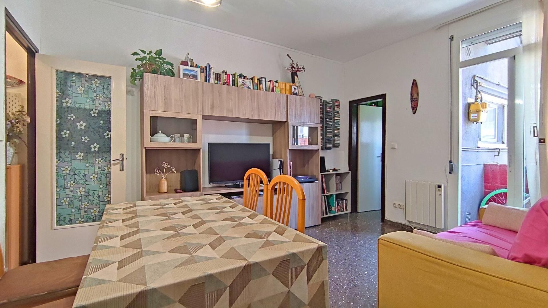 Sala d'estar de Pis en venda en  Barcelona Capital amb Aire condicionat, Calefacció i Balcó