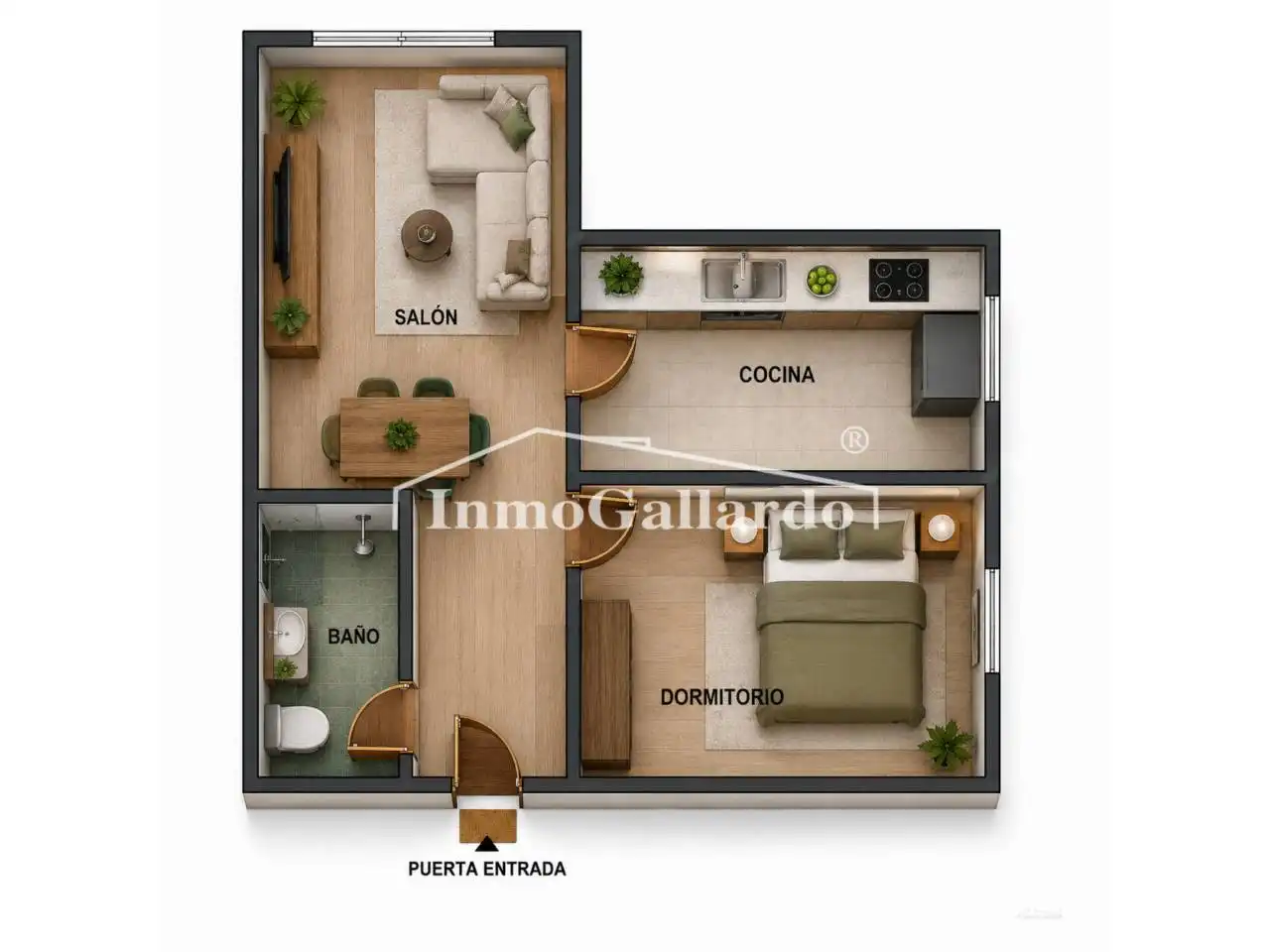 Flat for sale in Málaga  with Furnished