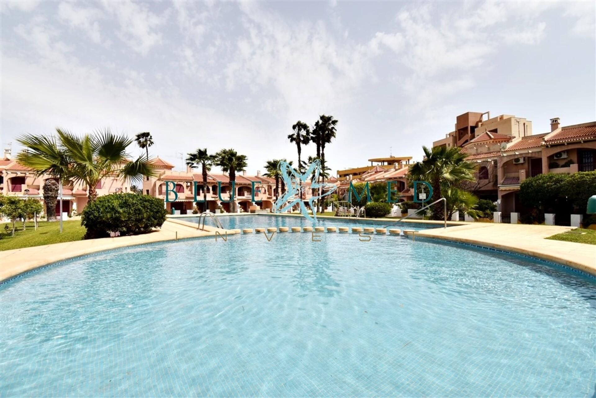 Swimming pool of Duplex for sale in Mazarrón  with Terrace, Storage room and Balcony