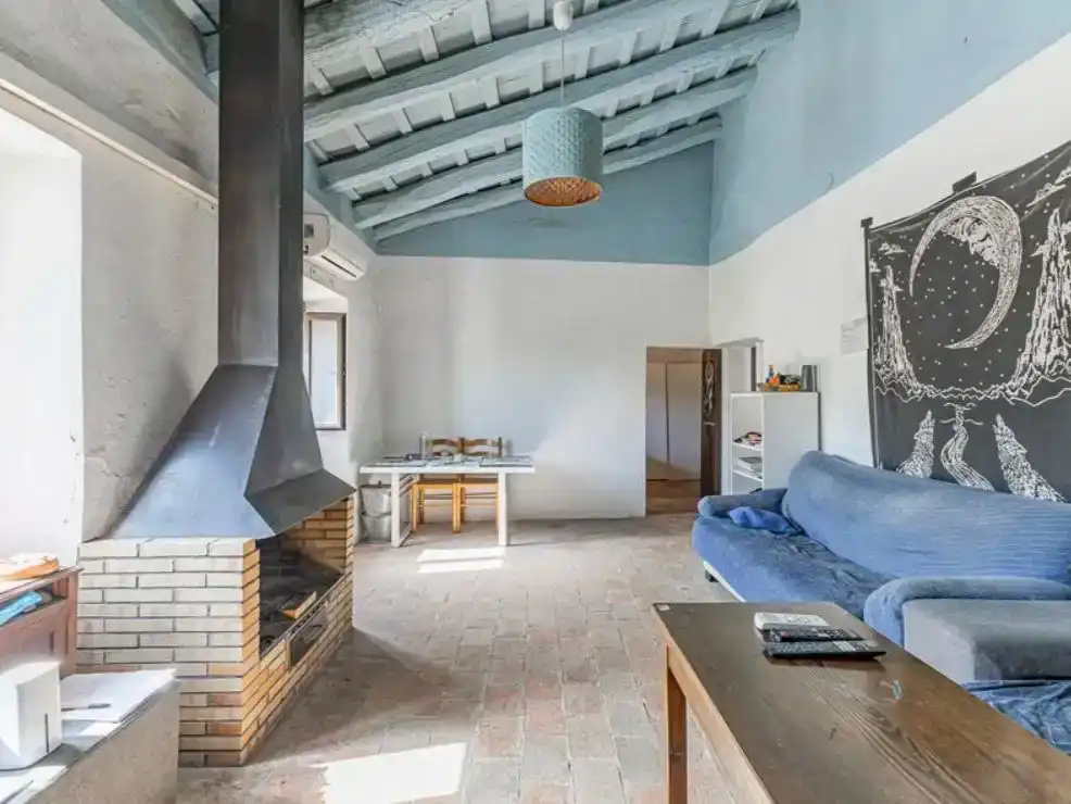 Sala d'estar de Casa o xalet en venda en Sant Pere de Ribes amb Aire condicionat