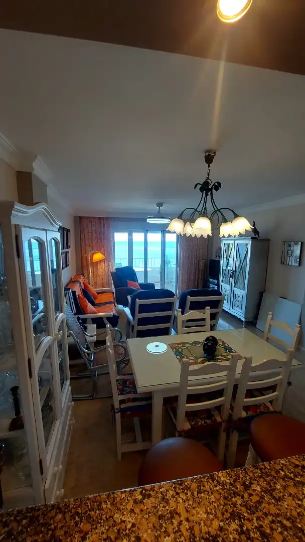 Wohnzimmer von Wohnung zur Miete in Almuñécar mit Terrasse, Möbliert und Ofen