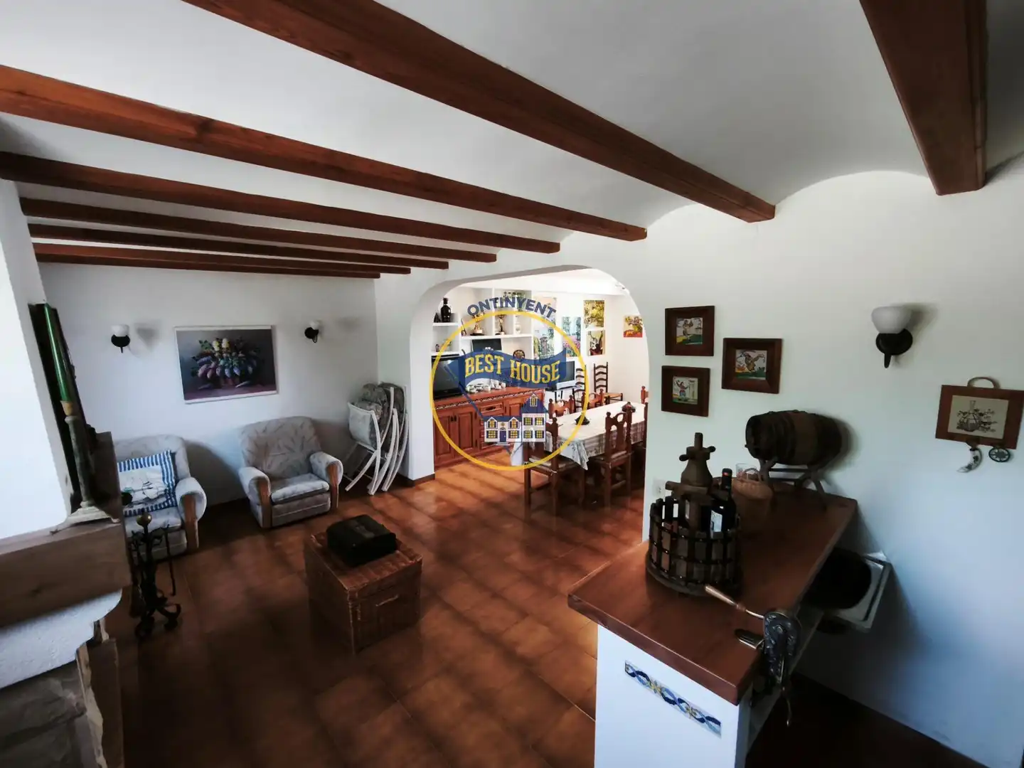 Sala de estar de Casa o chalet en venta en Ontinyent con Aire acondicionado, Calefacción y Jardín privado