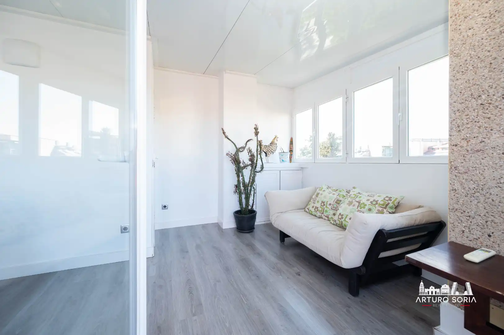 Sala de estar de Ático en venta en Madrid con Aire acondicionado, Terraza y Trastero