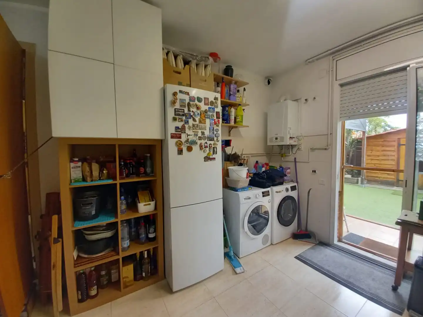 Cocina de Casa adosada en venta en Lliçà d'Amunt con Calefacción, Jardín privado y Amueblado