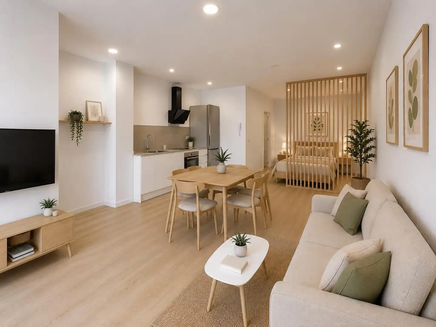 Wohnzimmer von Wohnung zum Verkauf in Alberic mit Heizung