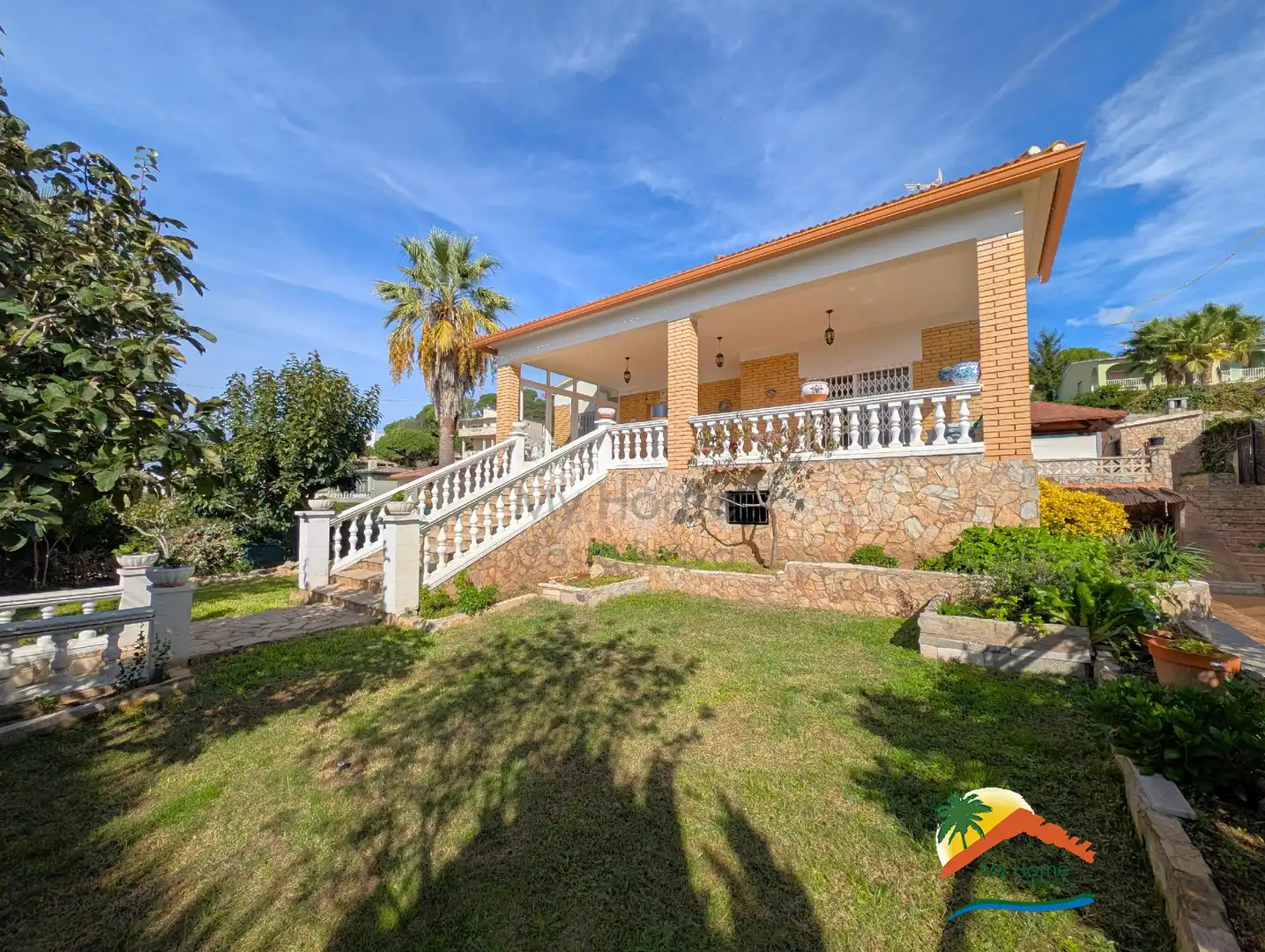 Vista exterior de Casa o xalet en venda en Lloret de Mar amb Calefacció, Jardí privat i Terrassa