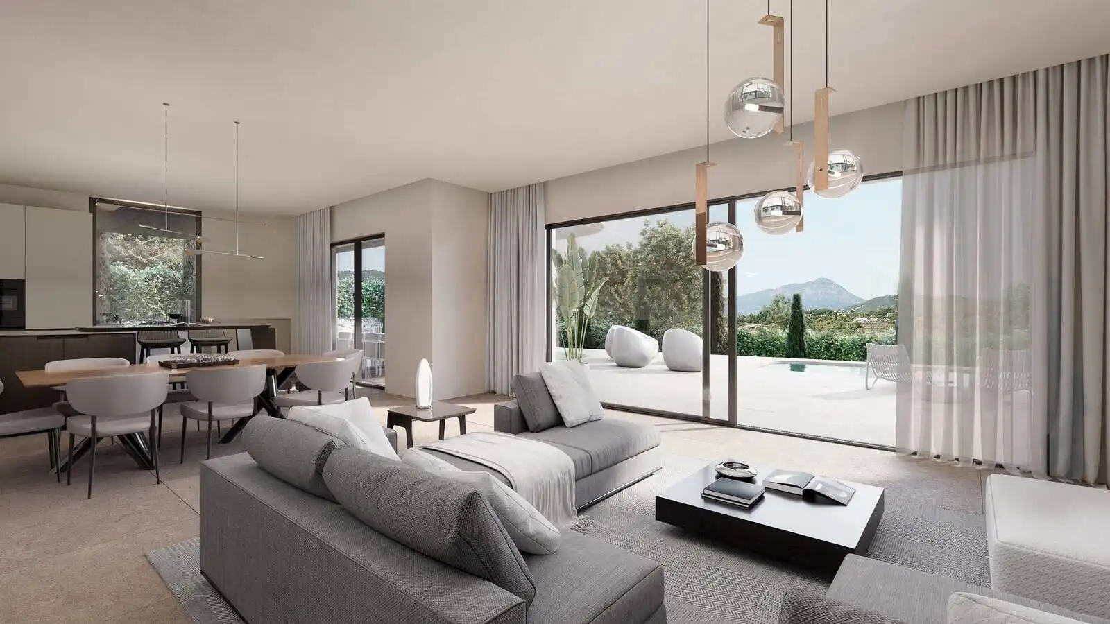 Sala de estar de Casa o chalet en venta en Jávea / Xàbia con Aire acondicionado, Jardín privado y Terraza