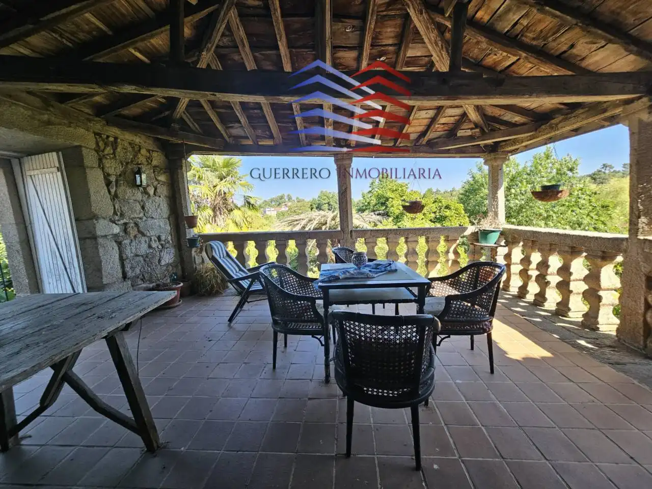 Terraza de Casa o chalet en venta en Barbadás con Jardín privado, Terraza y Piscina