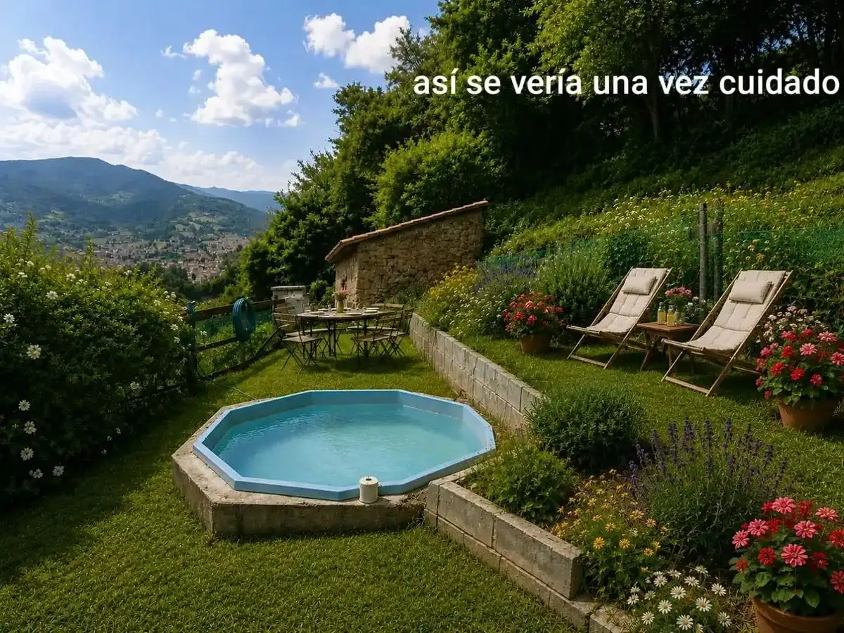 Jardí de Casa o xalet en venda en San Martín del Rey Aurelio amb Terrassa i Balcó