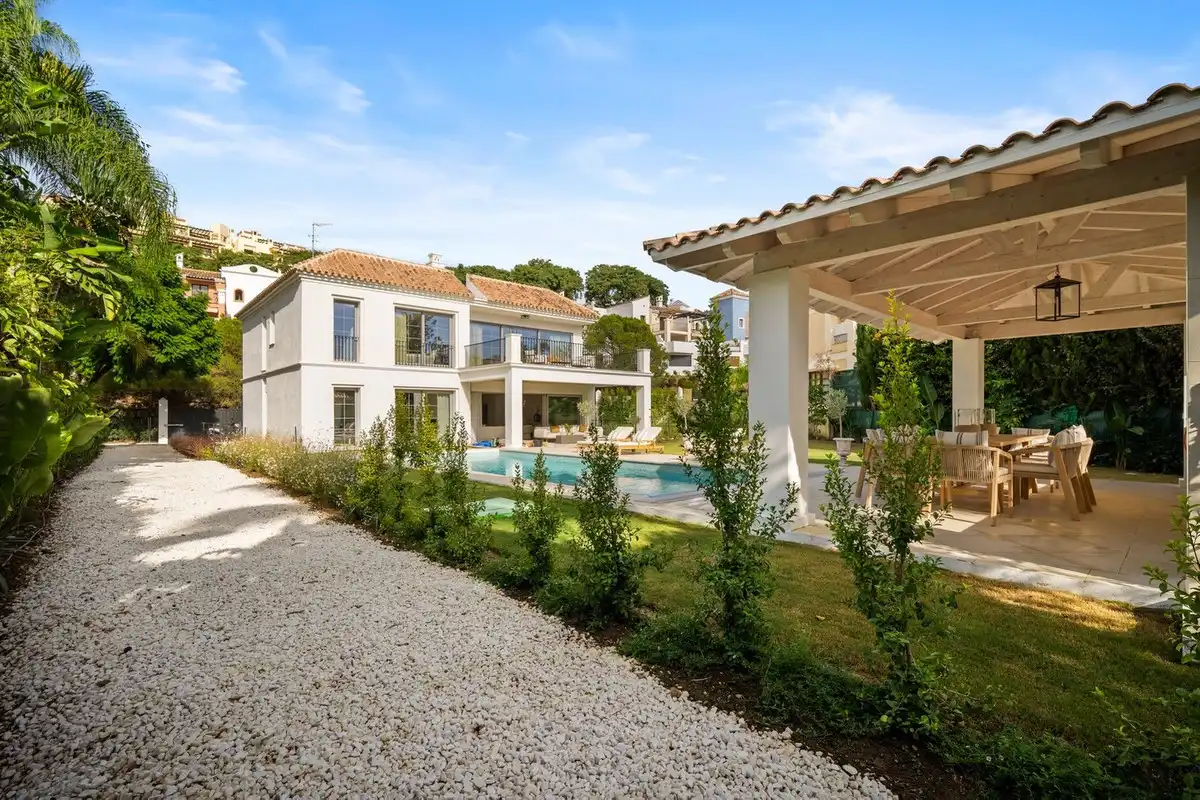 Exterior view of Detached homes for sale in Benahavís  with Terrace