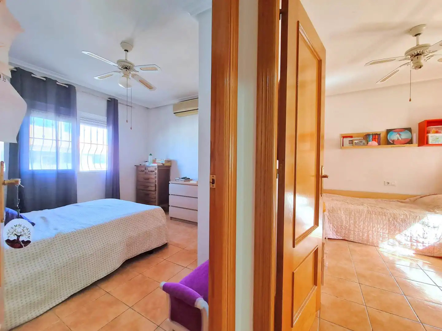 Habitación de Casa adosada en venta en Cartagena con Terraza, Amueblado y Piscina comunitaria
