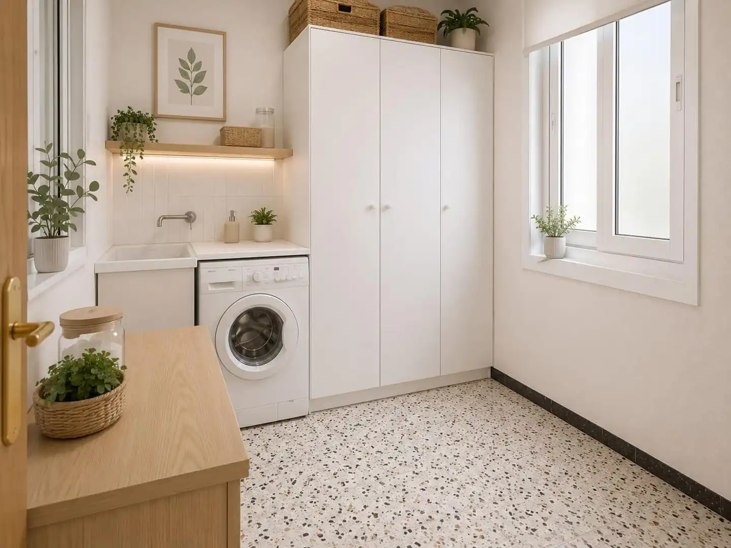 Kitchen of Houses for sale in Sabadell  with Heating, Terrace and Balcony