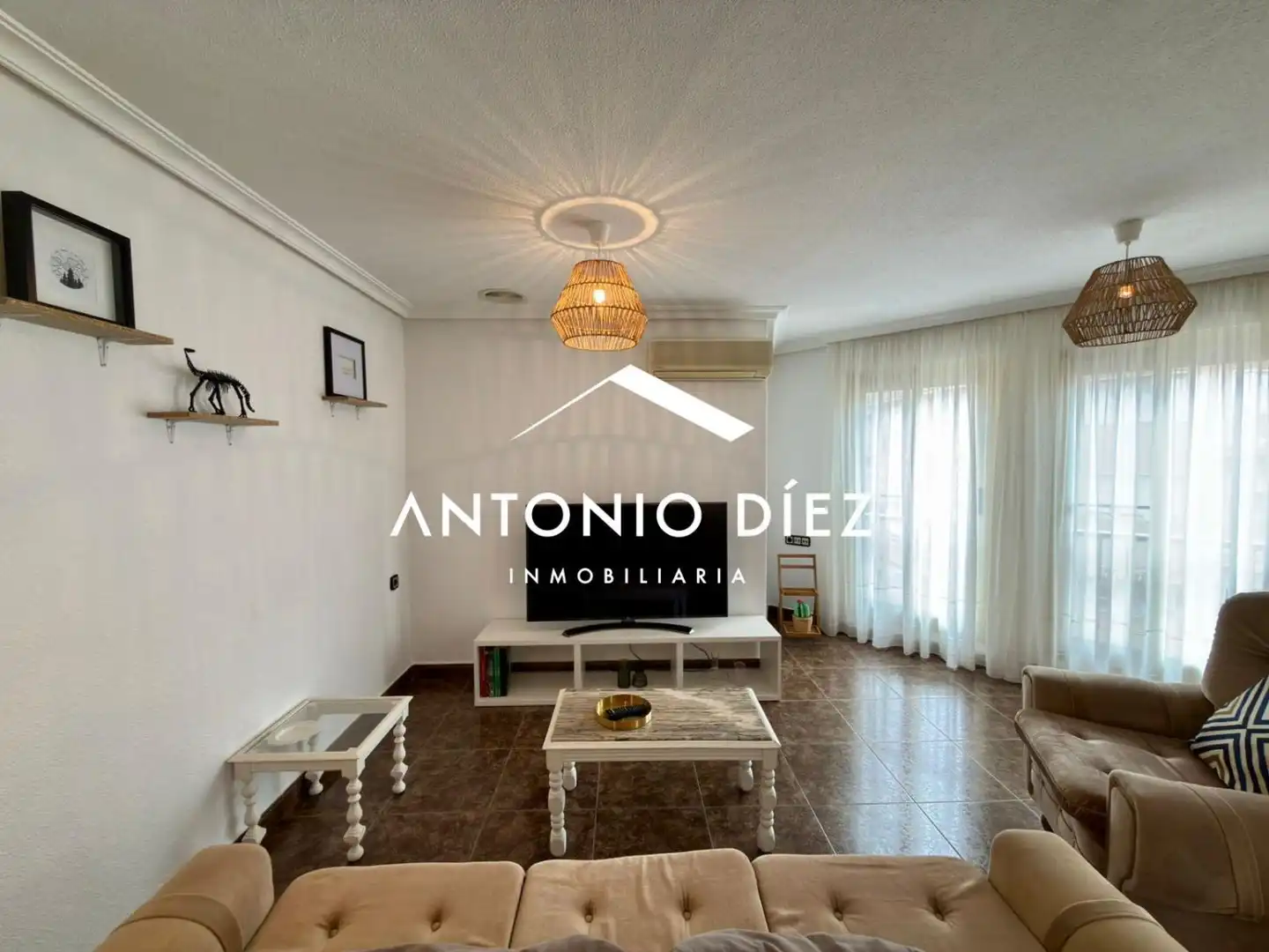 Sala de estar de Piso de alquiler en Elche / Elx