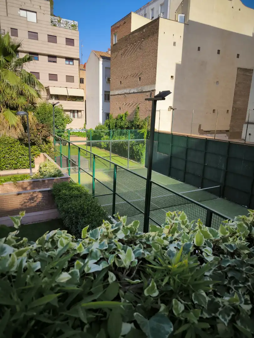 Terrace of Flat for rent in Madrid  with Air Conditioner, Heating and Private garden
