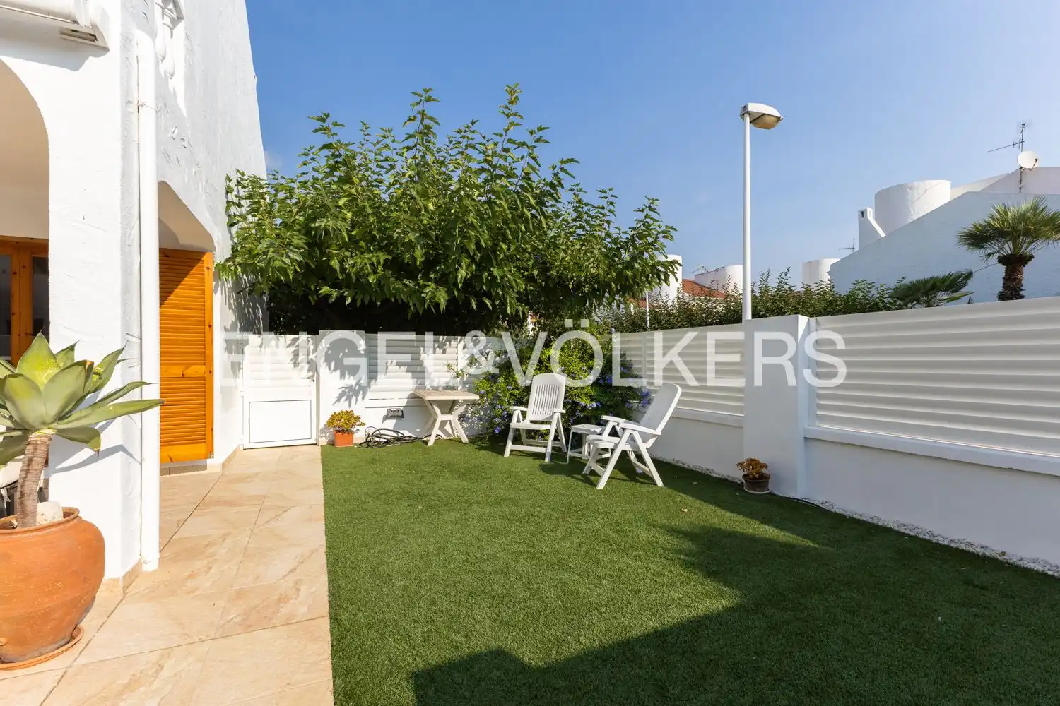 Terrassa de Casa adosada en venda en Oropesa del Mar / Orpesa amb Calefacció, Jardí privat i Terrassa