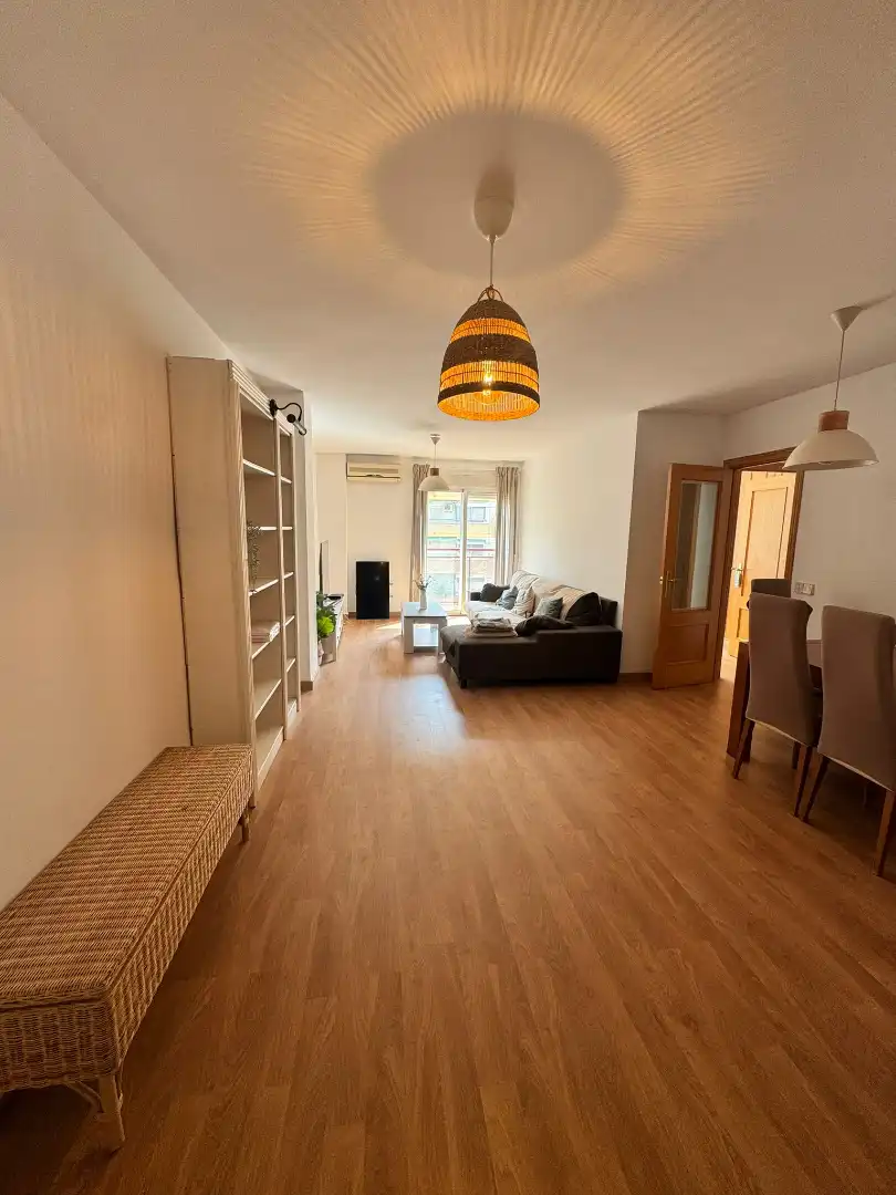 Sala de estar de Piso de alquiler en Valencia con Aire acondicionado, Calefacción y Parquet