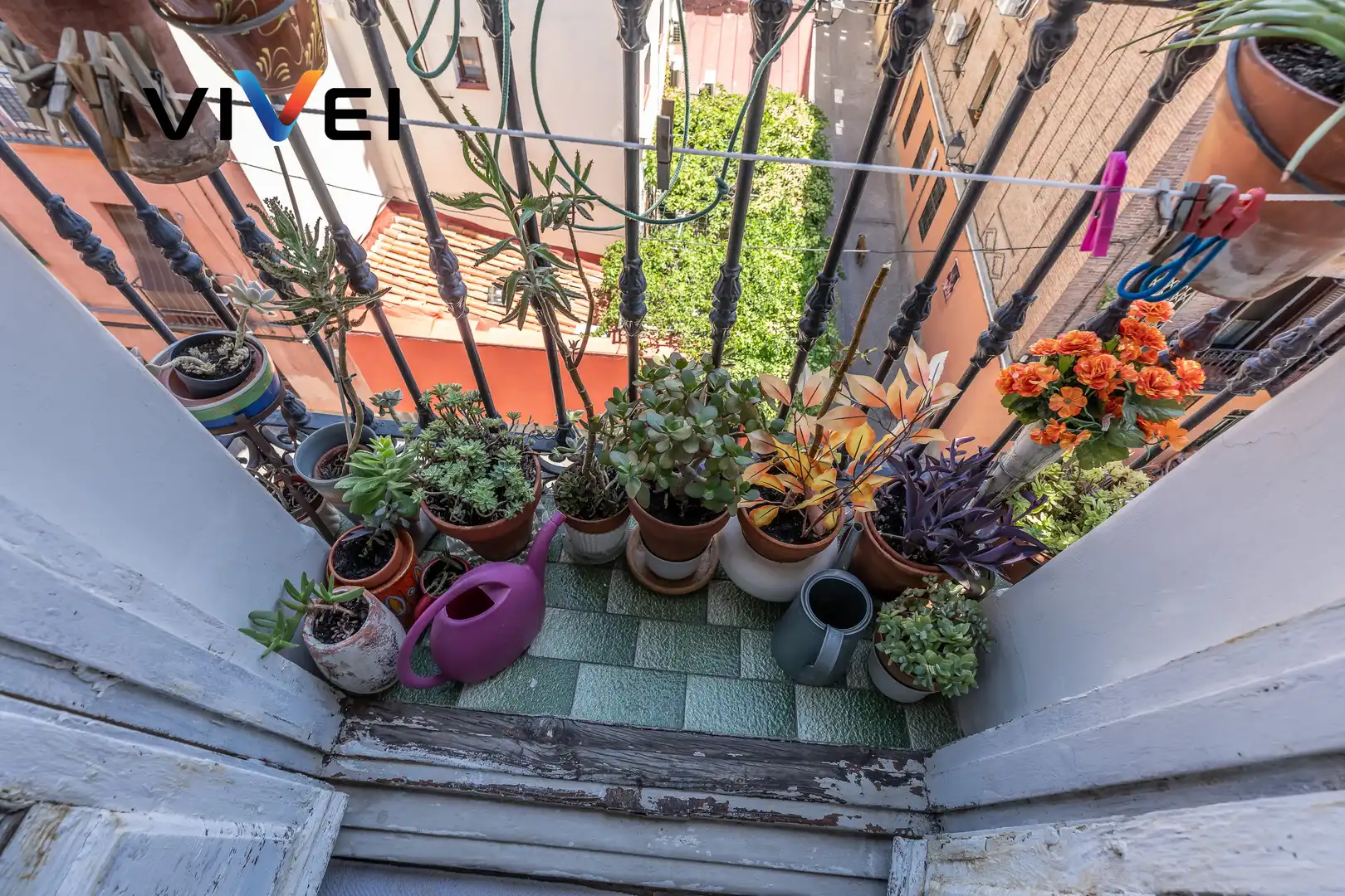 Terraza de Piso en venta en Madrid con Balcón