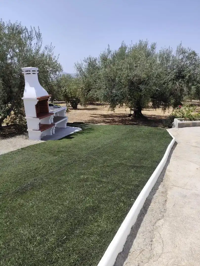 Garten von Country house zur Miete in Periana mit Klimaanlage, Privatgarten und Schwimmbad