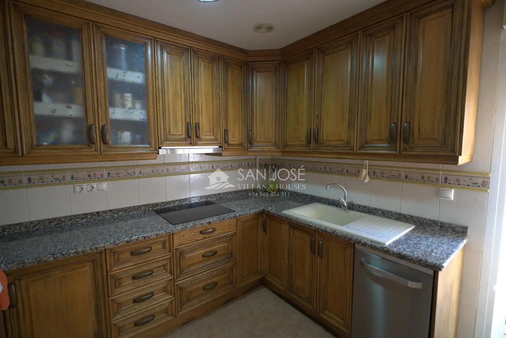 Kitchen of Detached homes for sale in Aspe  with Air Conditioner, Heating and Private garden