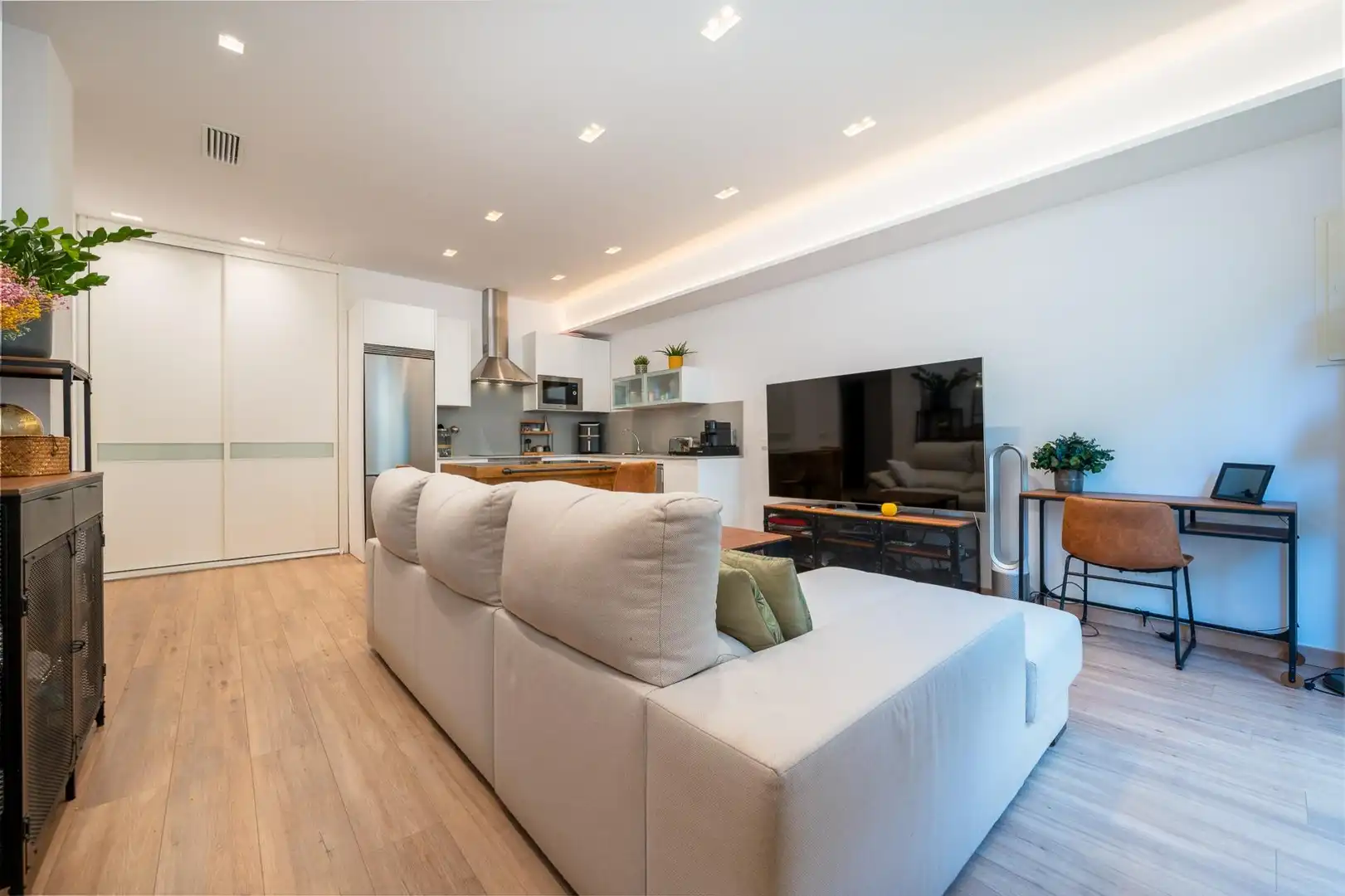Sala de estar de Planta baja en venta en  Palma de Mallorca con Aire acondicionado, Calefacción y Jardín privado