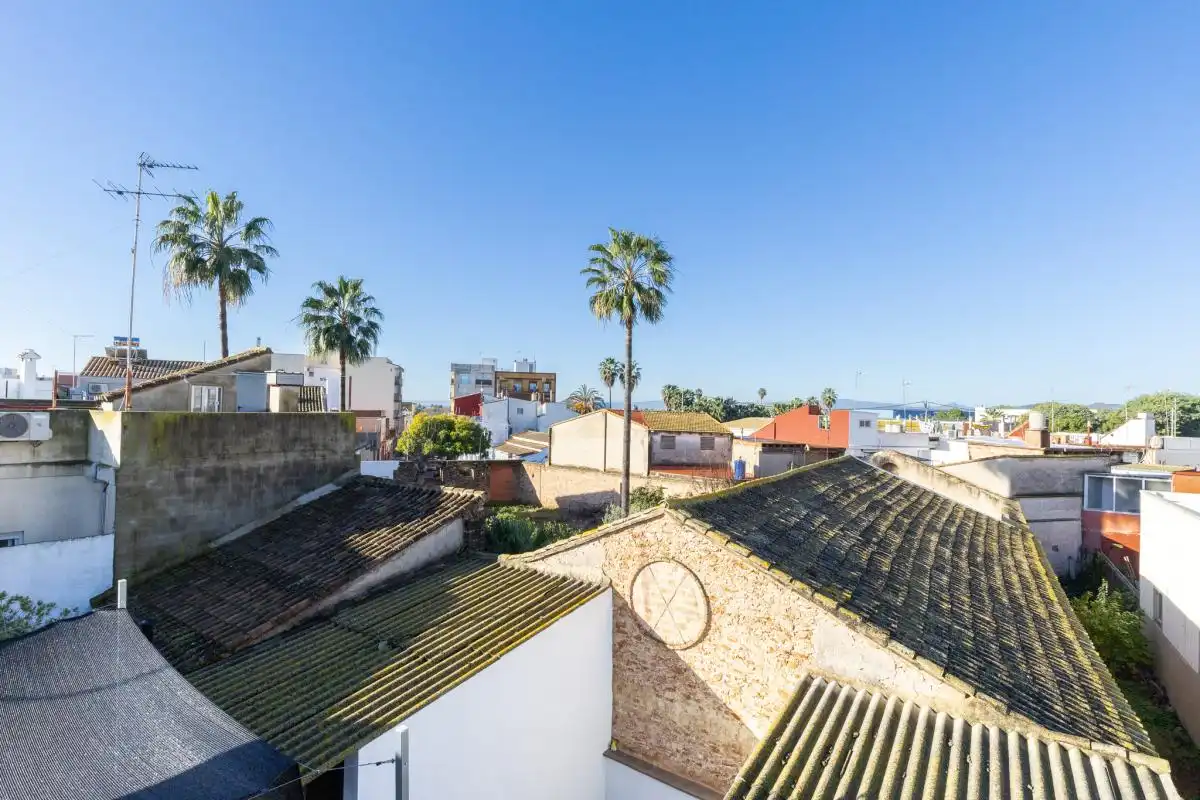 Vista exterior de Casa adosada en venda en Sollana amb Calefacció, Terrassa i Balcó