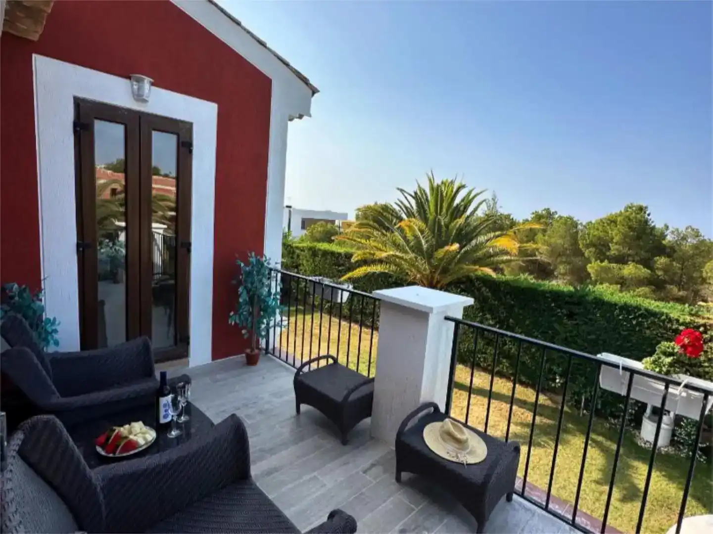 Terrassa de Finca rústica en venda en Finestrat amb Aire condicionat, Piscina i Balcó
