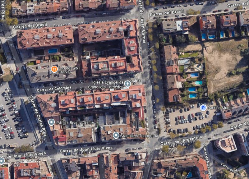 Vista exterior de Pis de lloguer en Granollers amb Aire condicionat, Calefacció i Parquet