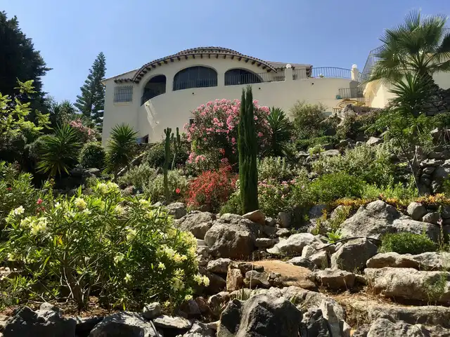 Vista exterior de Casa o chalet en venta en El Ràfol d'Almúnia con Calefacción, Jardín privado y Terraza