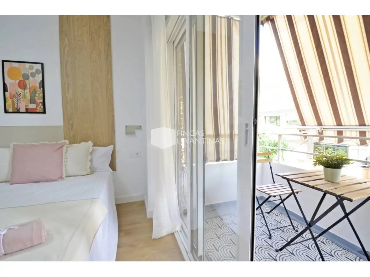 Schlafzimmer von Wohnung zur Miete in San Vicente del Raspeig / Sant Vicent del Raspeig mit Möbliert und Balkon