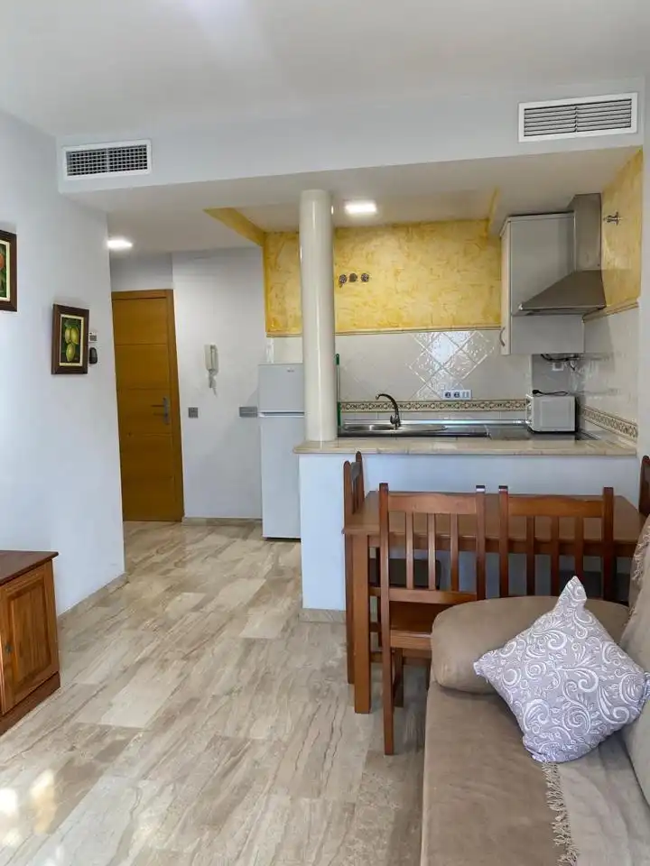 Kitchen of Flat for rent in Dos Hermanas  with Air Conditioner and Furnished