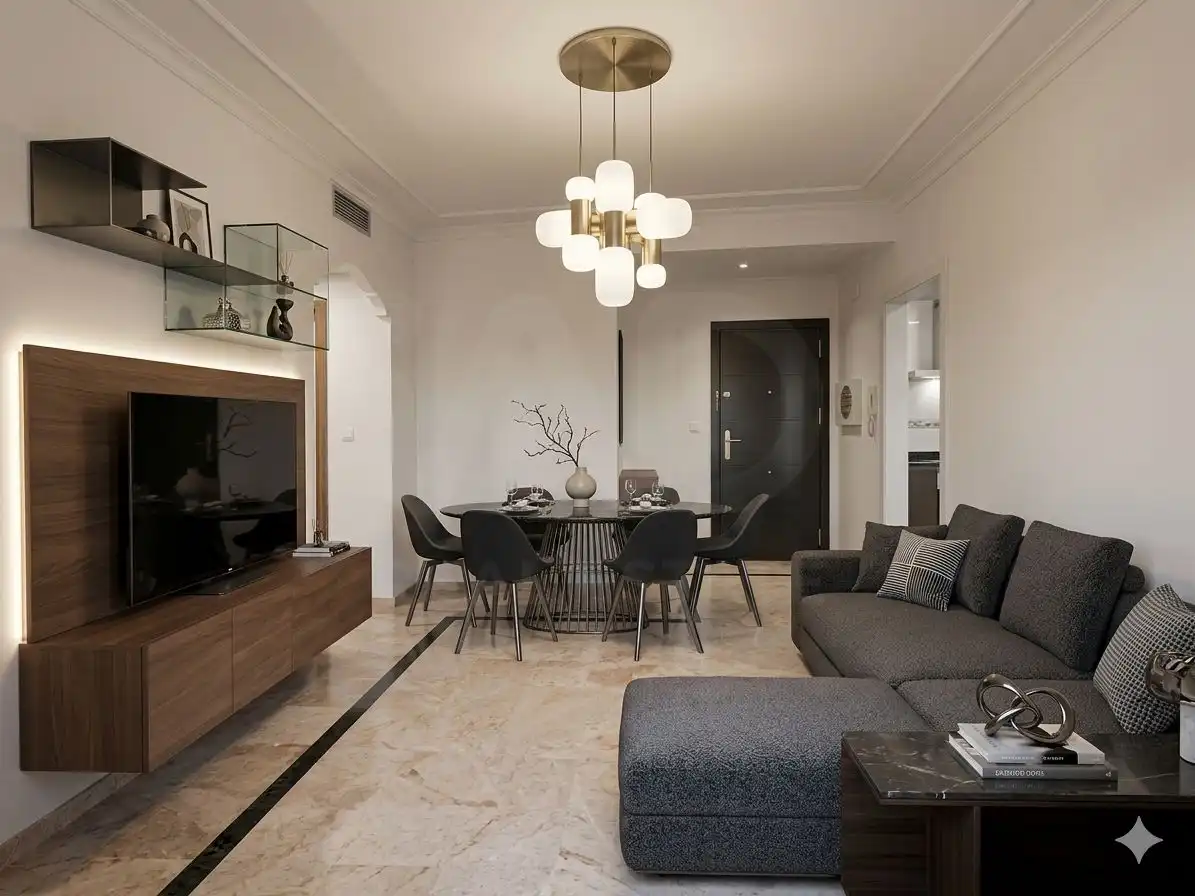 Living room of Flat for sale in Armilla  with Air Conditioner and Terrace