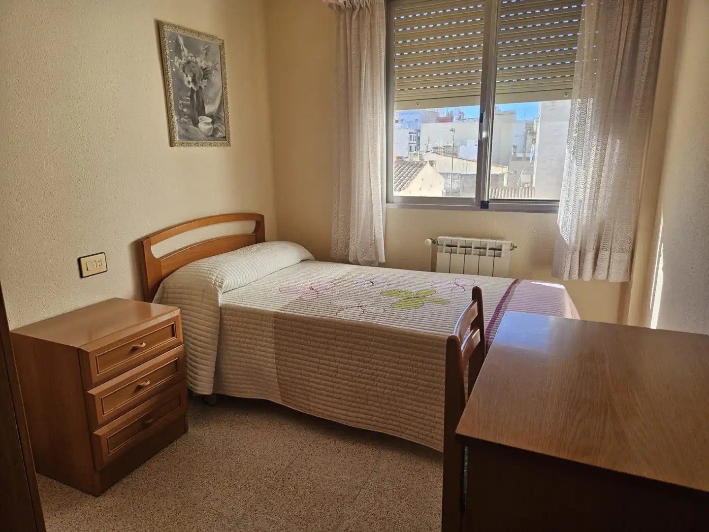 Schlafzimmer von Wohnung zum Verkauf in Castellón de la Plana / Castelló de la Plana mit Heizung, Möbliert und Ofen