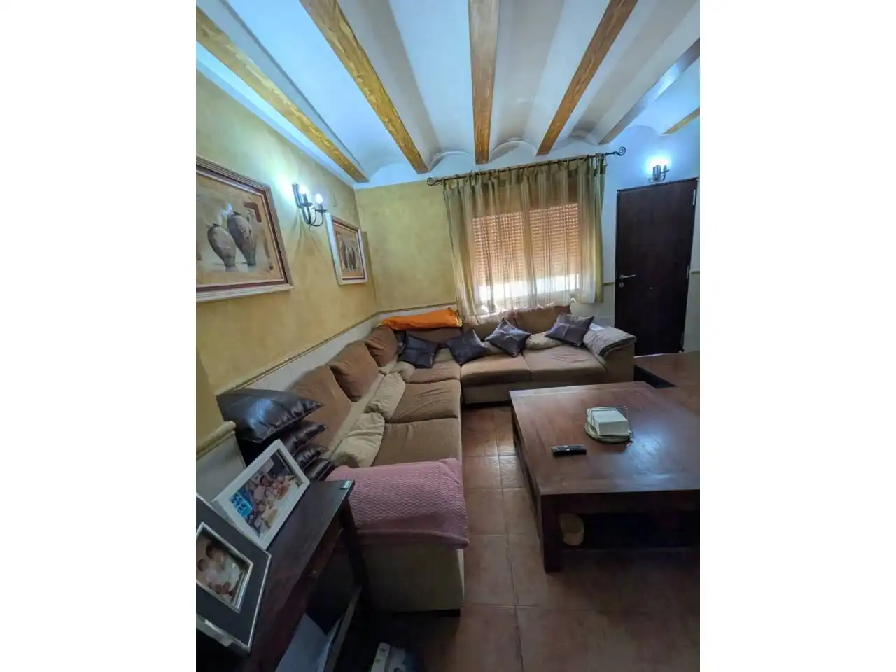 Sala de estar de Casa o chalet en venta en Villargordo del Cabriel con Amueblado