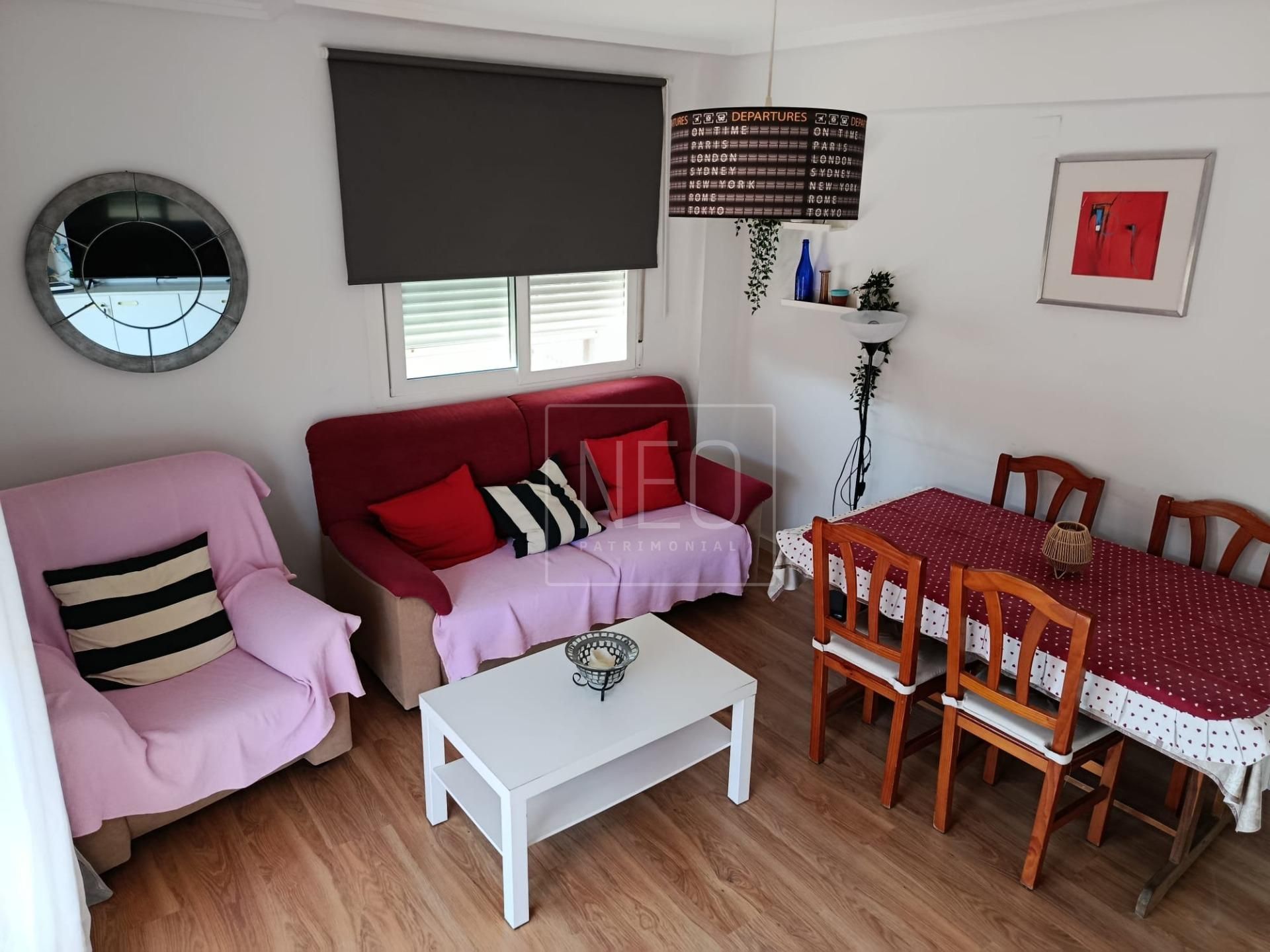 Living room of Flat for sale in  Valencia Capital  with Terrace, Storage room and Balcony