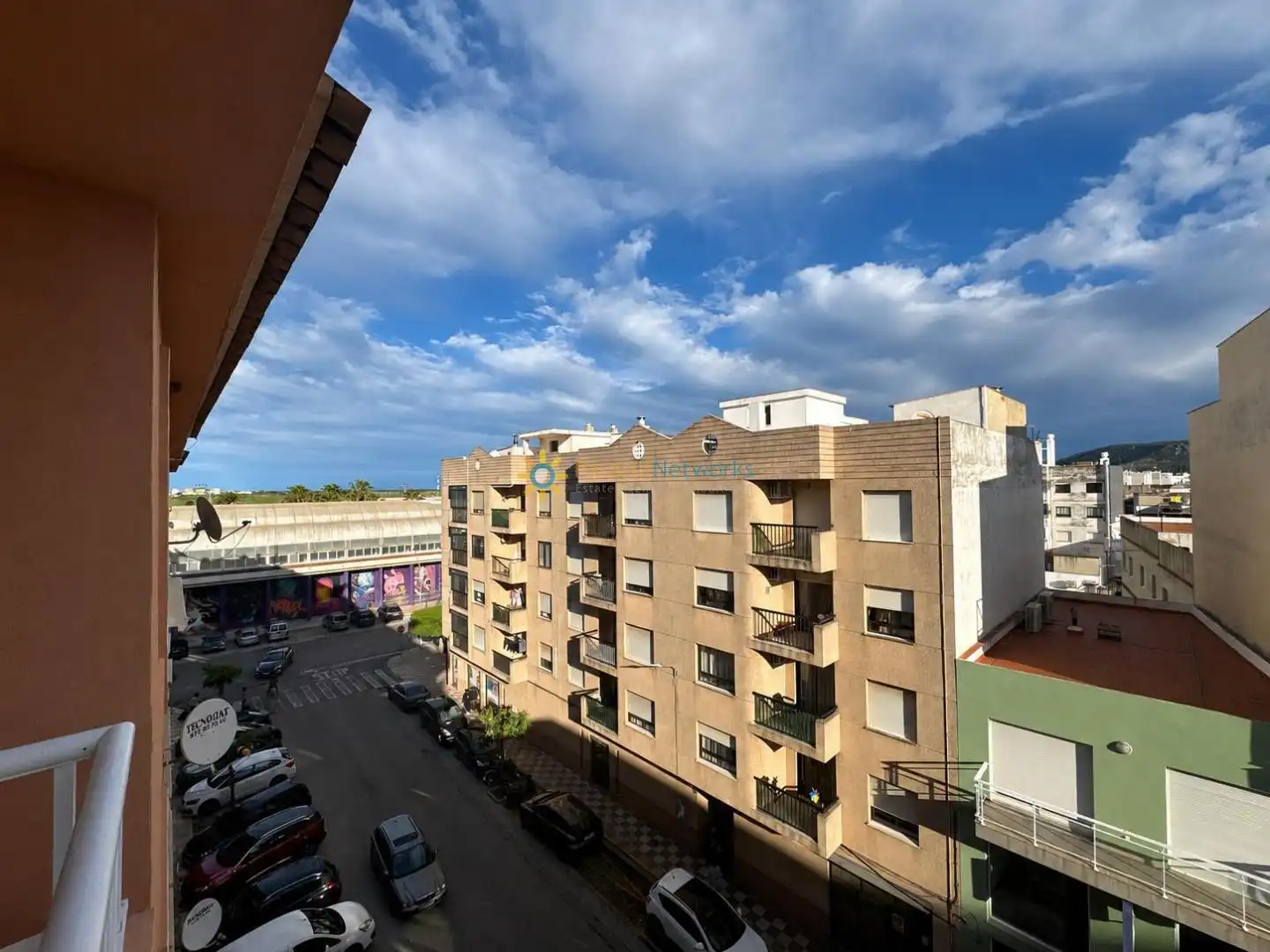 Vista exterior de Piso de alquiler en Xeraco con Amueblado y Balcón