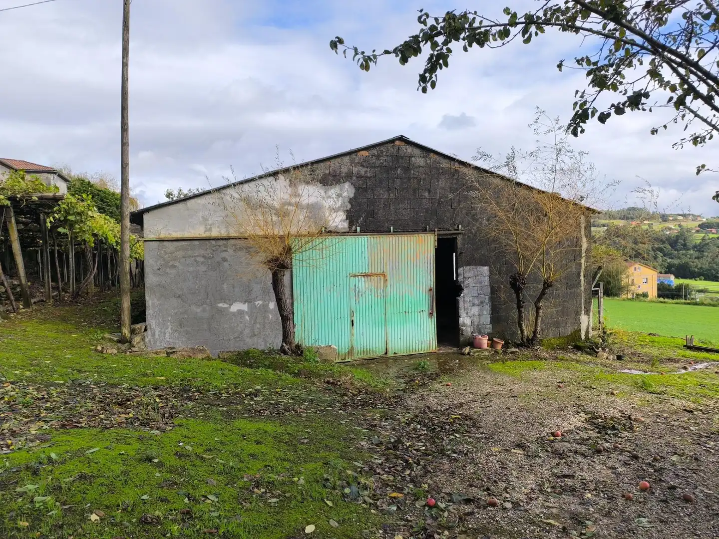 Vista exterior de Casa o chalet en venta en Santiago de Compostela  con Jardín privado