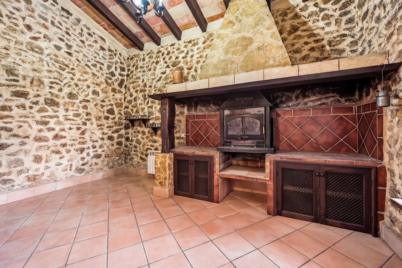 Küche von Country house zum Verkauf in Sant Llorenç des Cardassar mit Terrasse und Möbliert