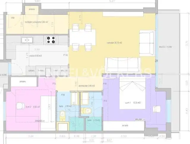 Habitación de Piso en venta en Barcelona con Aire acondicionado, Calefacción y Parquet