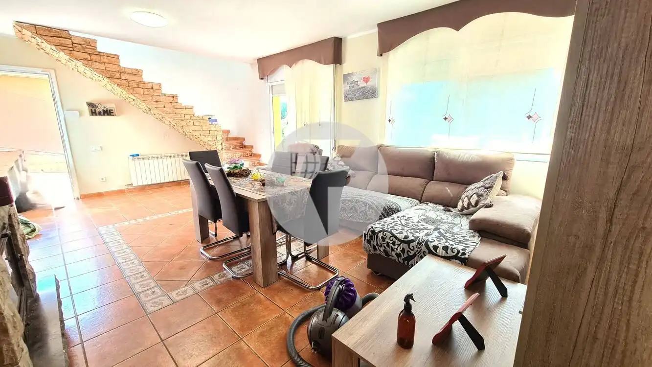 Sala d'estar de Casa o xalet en venda en Vacarisses amb Calefacció i Terrassa