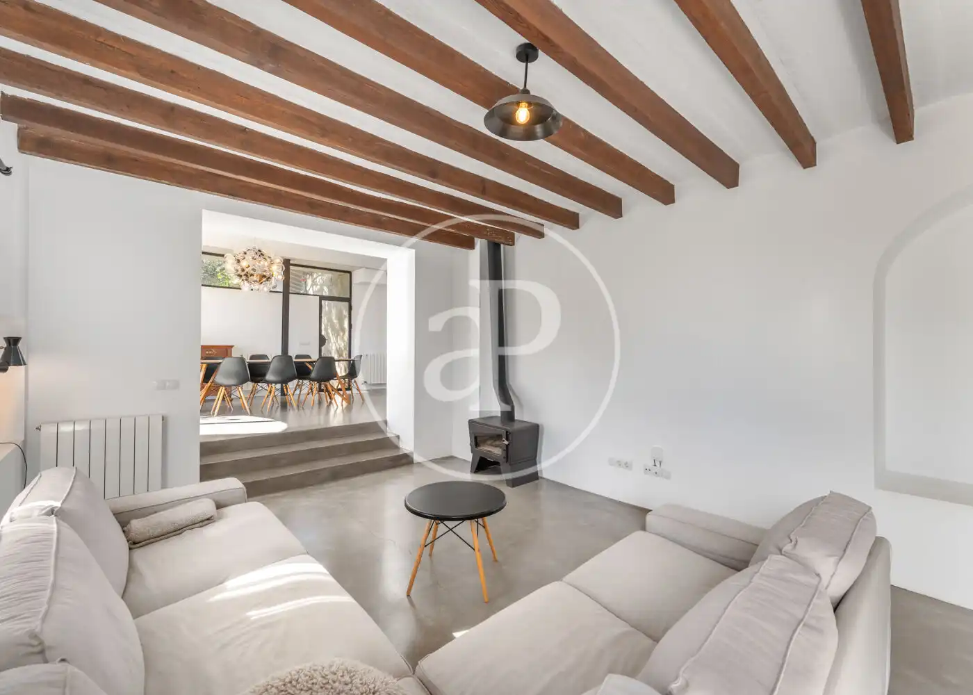 Sala d'estar de Casa o xalet en venda en  Palma de Mallorca amb Aire condicionat, Calefacció i Jardí privat