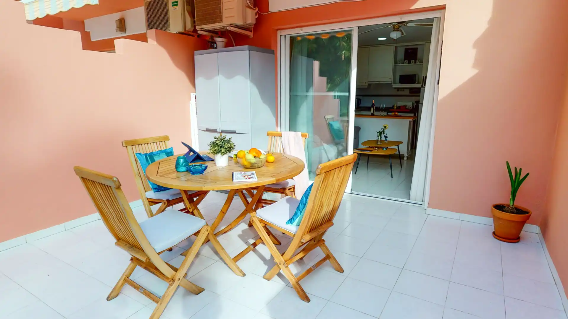 Terrace of Apartments for rent in Dénia  with Air Conditioner, Heating and Terrace