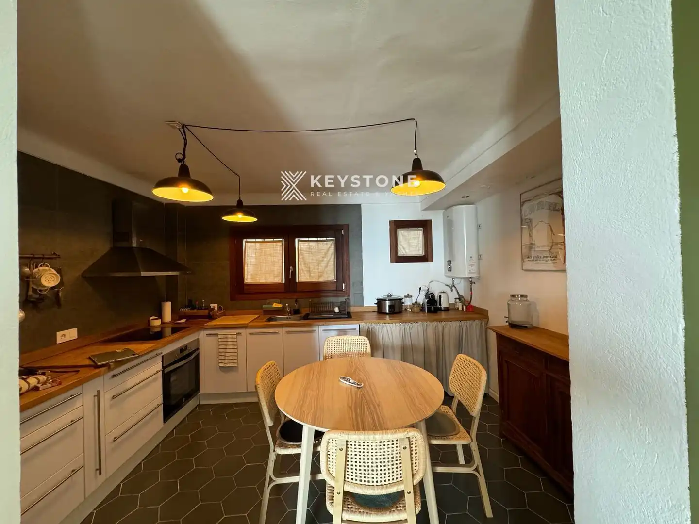 Küche von Wohnung zur Miete in Calvià mit Klimaanlage, Terrasse und Schwimmbad