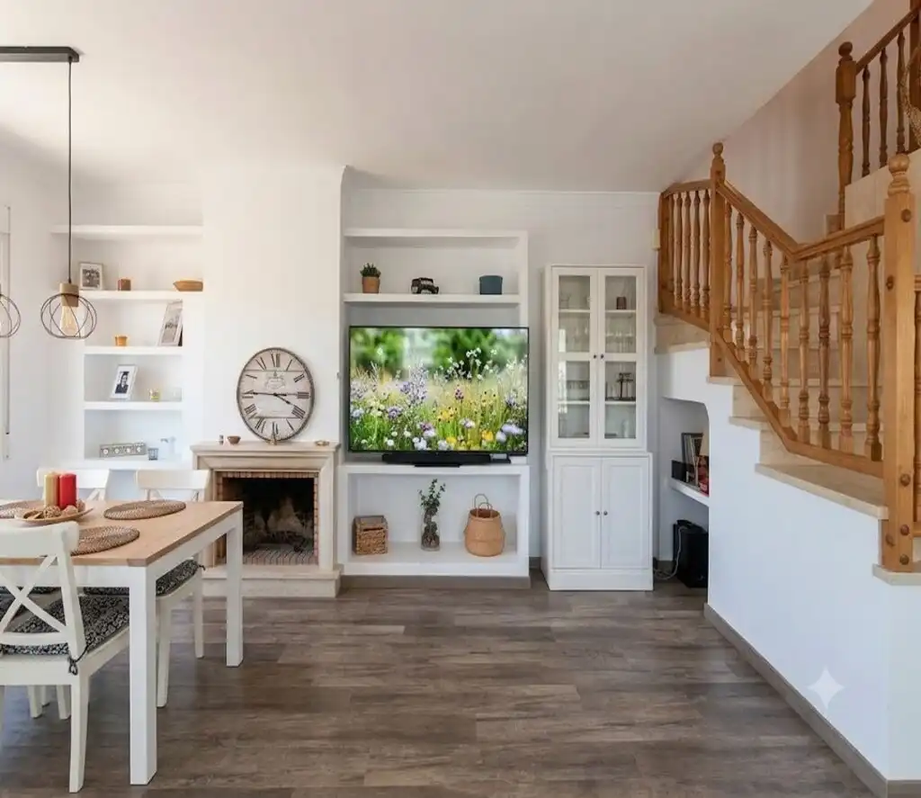 Sala d'estar de Casa o xalet en venda en Terrassa amb Aire condicionat, Jardí privat i Terrassa