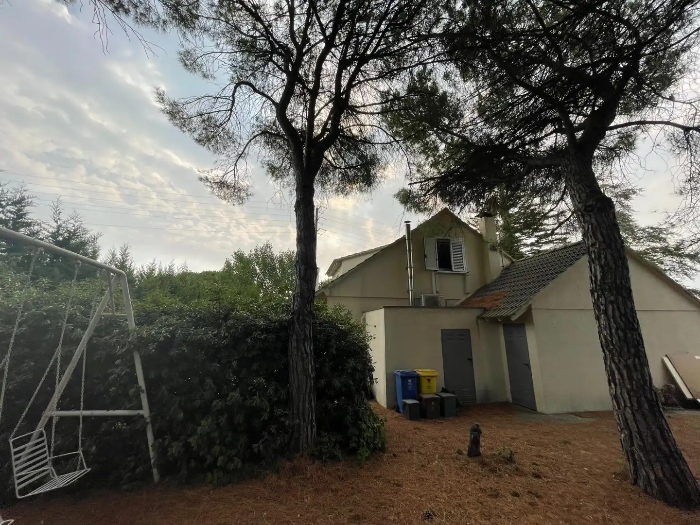 Vista exterior de Casa o chalet en venta en La Pobla de Claramunt con Calefacción, Jardín privado y Terraza