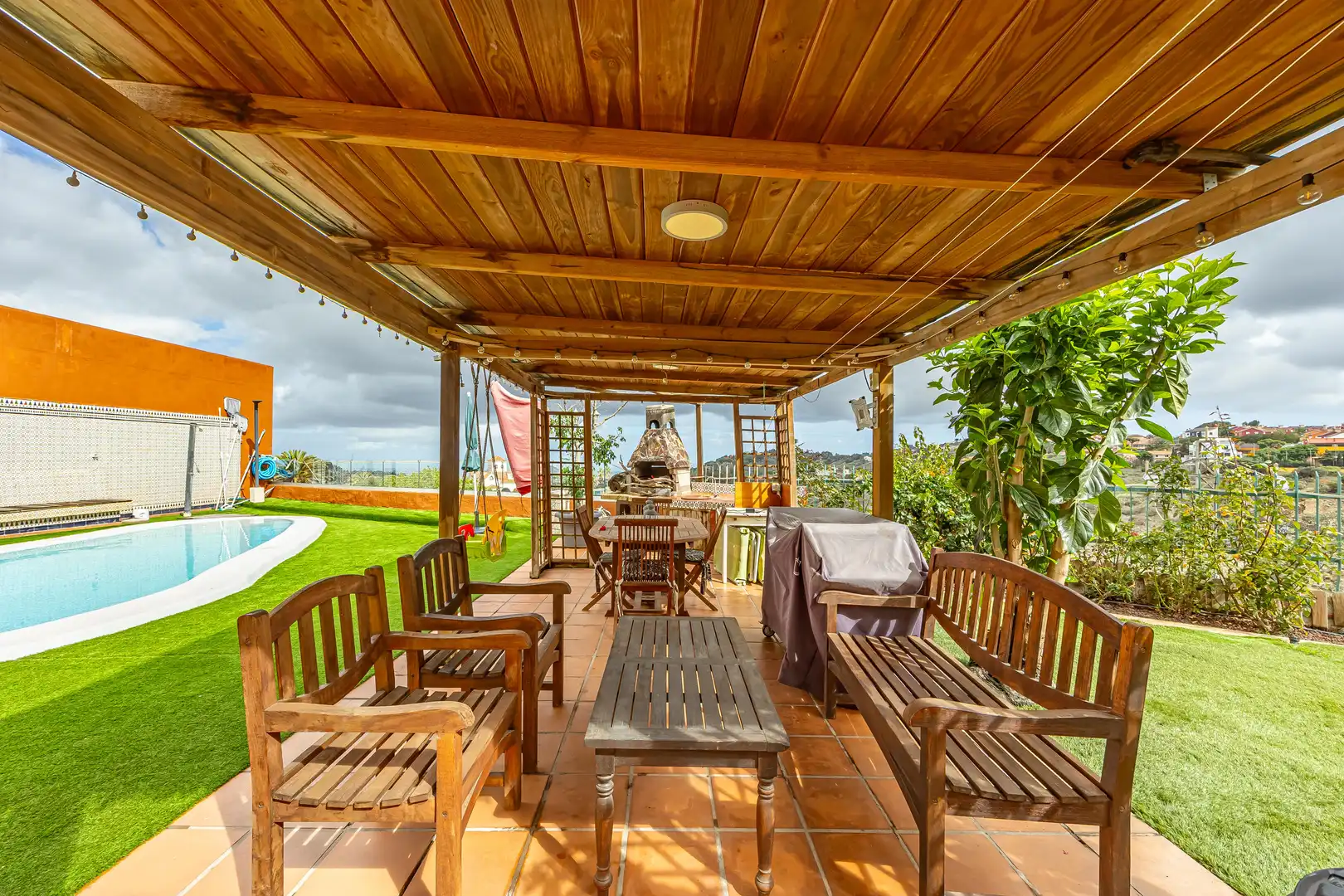 Terrace of Houses for sale in Santa Brígida  with Private garden, Terrace and Storage room